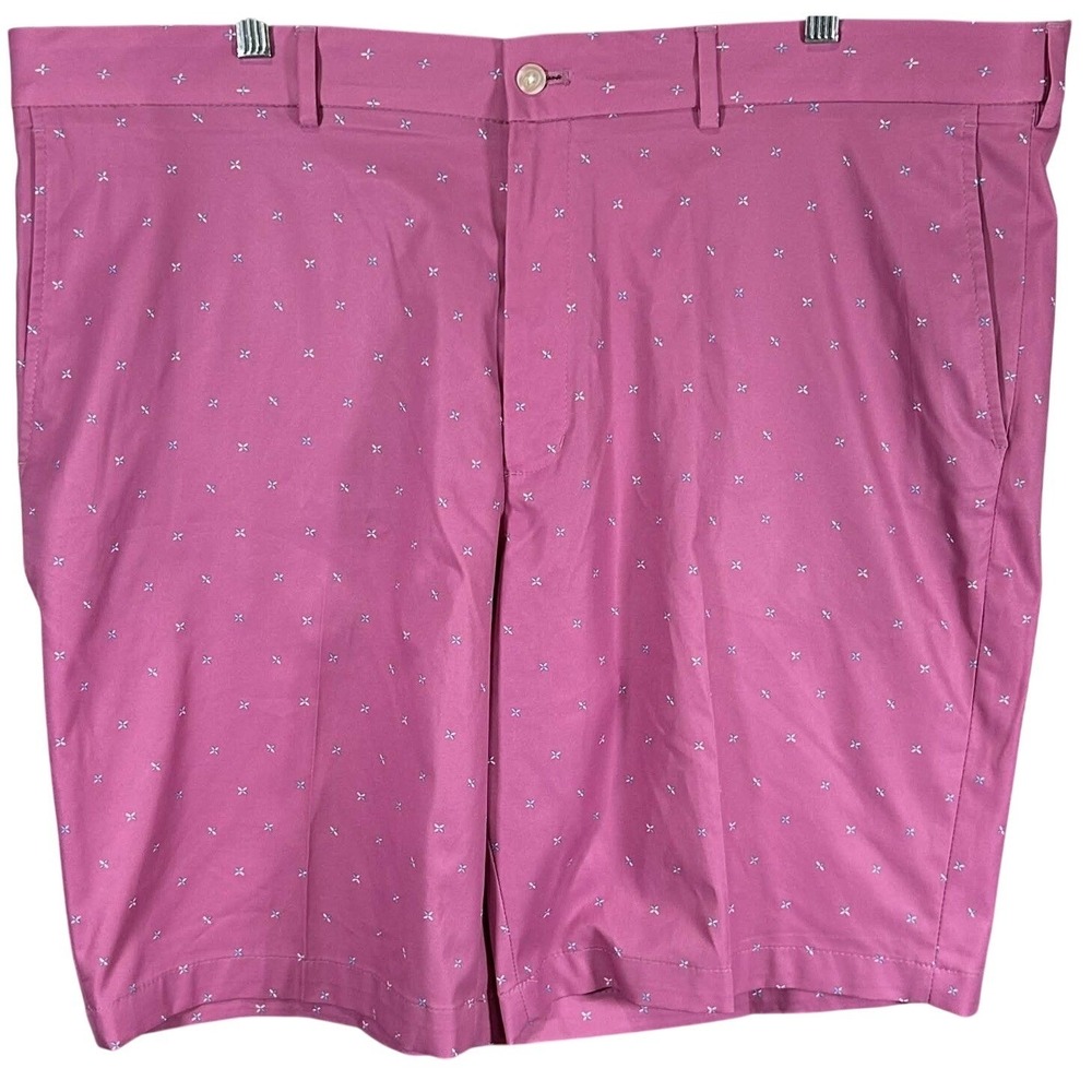 Walter Hagen 11 Shorts Men's Size 42 Pink Design Majors Golf Polyester Light